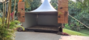 TENDA CHAPÉU DE BRUXA 5X5MTS BRANCA