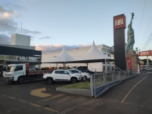 TENDA CHAPÉU DE BRUXA 5X5MTS BRANCA