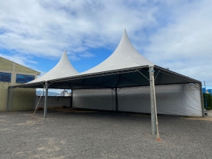 TENDA CHAPÉU DE BRUXA 10X10 BRANCA